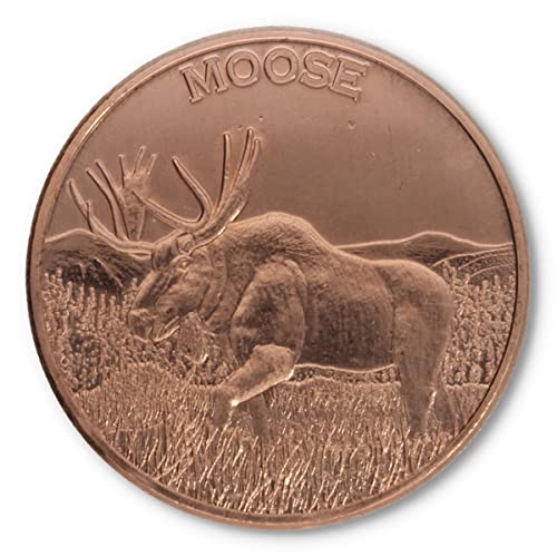 Private Mint 1 Unze (AVDP) .999 fein Kupfer 'Moose - Elch' von Private Mint