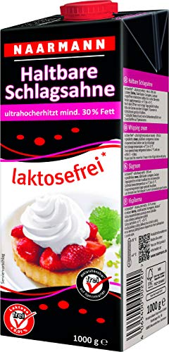Naarmann Laktosefrei H Schlagsahne 30 Prozent Tetrapack 1000g von Privatmolkerei Naarmann GmbH