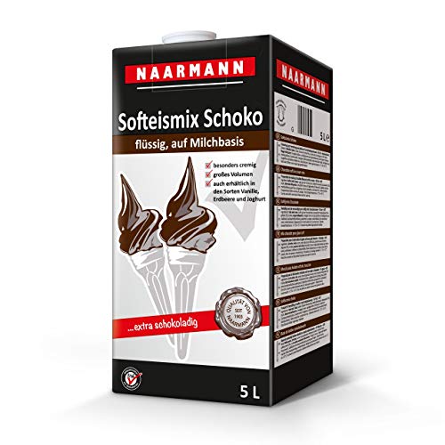 Naarmann Softeismix Schoko flüssig 5 Prozent Fett cremig 5000ml von Privatmolkerei Naarmann GmbH