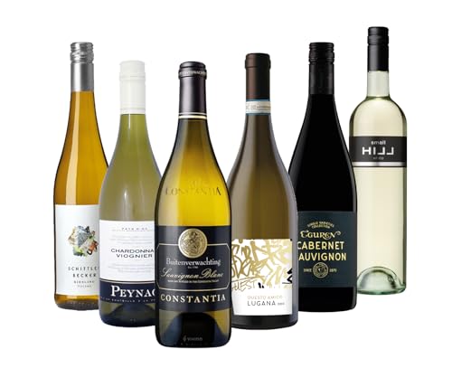 Probierpaket „Die Weißwein Weltreise“| Weinpaket mit sechs verschiedenen Flaschen Weißwein aus aller Welt (6 x 0,75 l) | Ideales Wein Tasting-Set von The Wine Guys