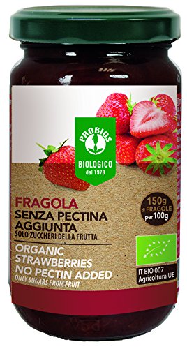 PROBIOS Erdbeer-Brotaufstrich - Gesüßt Nur mit Zucker aus Früchten, (1 x 220 g) von PROBIOS