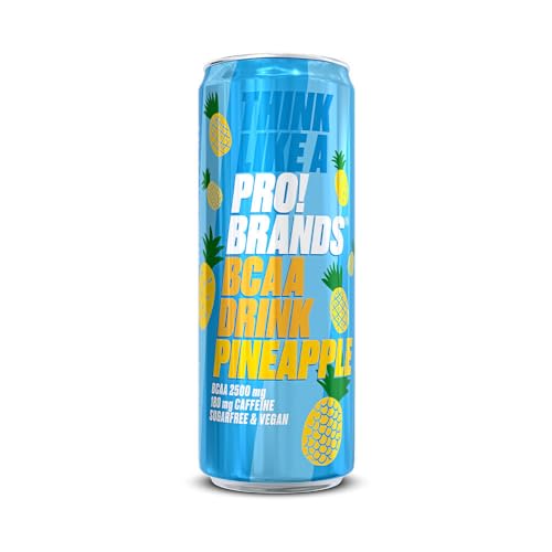 ProBrands - Bcaa-drink (330ml) - BCAA-Getränke - Verbessert die Energie und die Erholung - Ananas von Probrands
