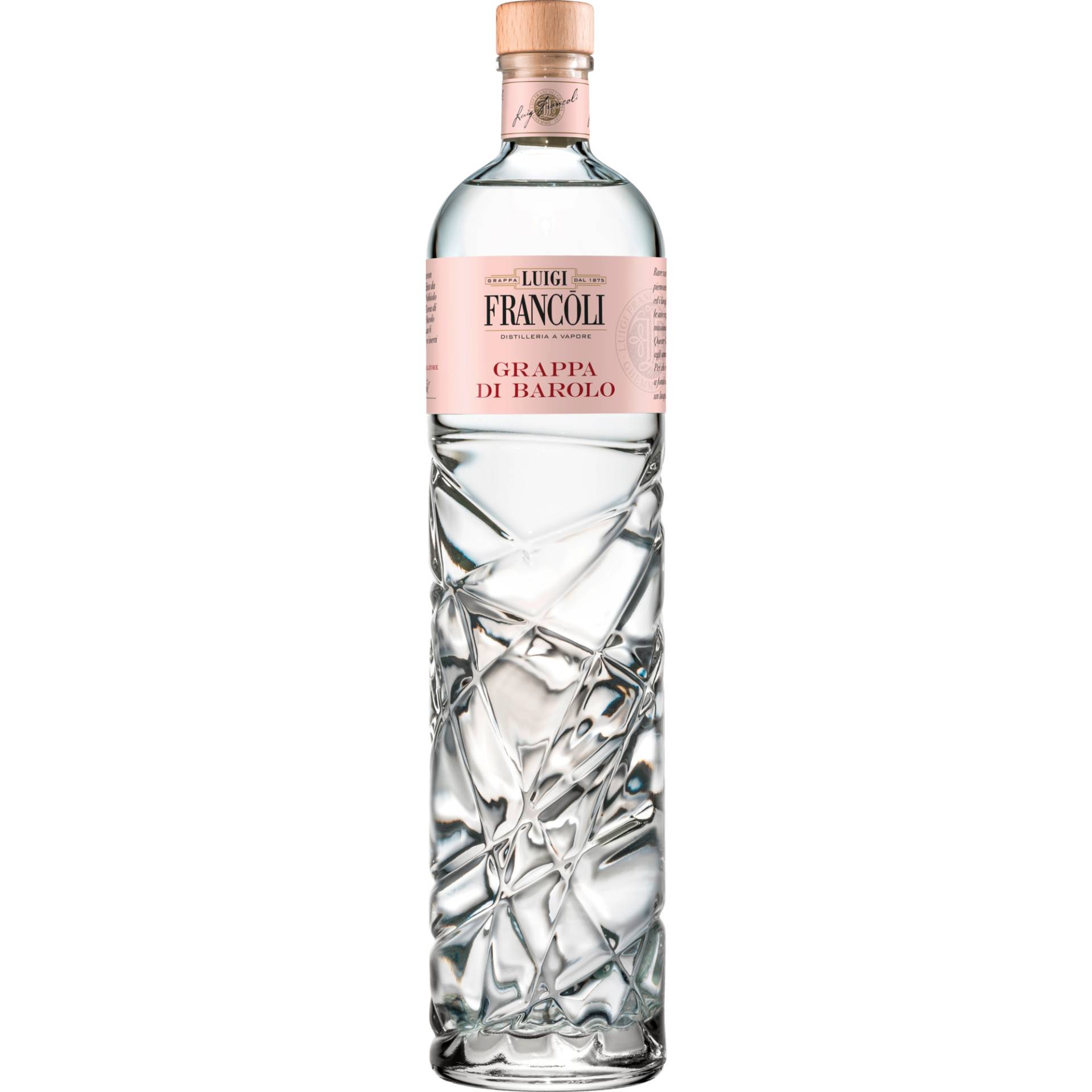 Sorsi di Luce Grappa di Barolo, Italien, 0,7 L, 41,5% Vol., Spirituosen von Prodotto e messa in bottiglia da Distillerie Francoli Via Romagna No 20 Ghemme (NO) Italia