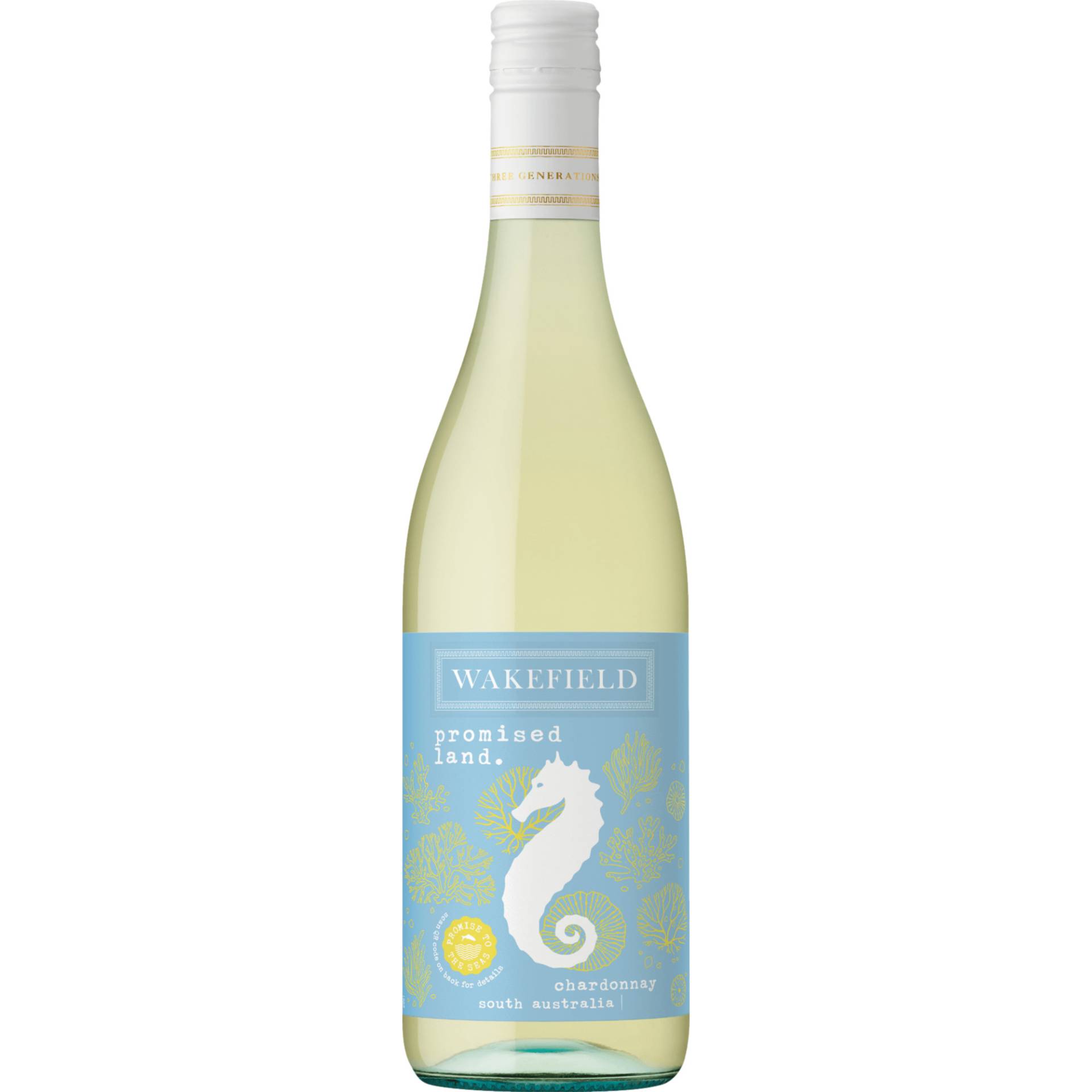 Wakefield Promised Land Chardonnay, South Australia, South Australia, 2023, Weißwein von Produced&bottled by Taylors Wines PTY LTD 89A Winery Road Auburn SA 5451. Imported by Wine Logistics International, 2440