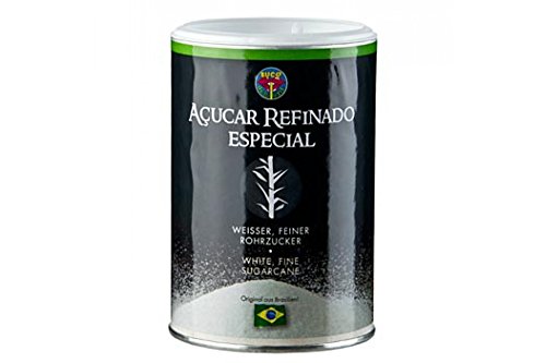 Rohr-Zucker Spezial, weiß, fein für Cocktails, Brasilien, 250g von Productos Latino GmbH
