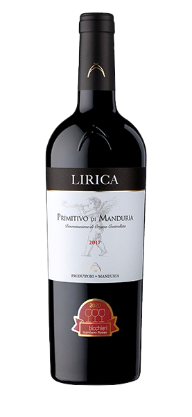 "Lirica" Primitivo di Manduria DOC 2021 von Produttori di Manduria