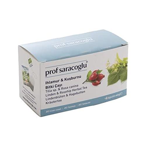 Lindenblüten & Hagebutten (Tilia sp. + Rosa Canina) Kräutertee | Prof. Saracoglu | 20 Stck von Prof Saracoglu