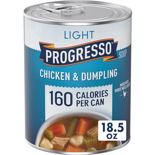 Progresso Leichte Dosensuppe, Hühner- und Knödelsuppe, 524 ml Progresso Leichte Dosensuppe, Hühner- und Knödelsuppe, 524 ml von Progresso