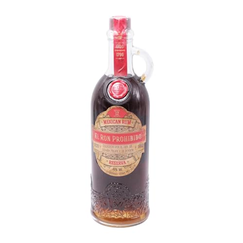 El Ron Prohibido 12 Years old Solera Rum 38% - 700 ml, 1er Pack (1 x 700 ml) von El Ron Prohibido