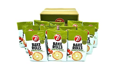 7 days Bake Rolls. Bake Rolls Brotchips. Bake rolls 7 days. Knäckebrot. Chips 7 days (12x80g Pack) (Tomate & Olive) von Proparts