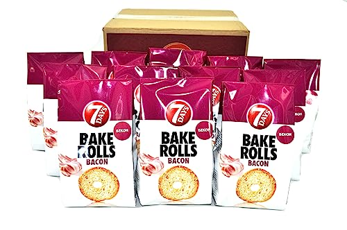 7 days Bake Rolls. Bake Rolls Brotchips. Bake rolls 7 days. Knäckebrot. Chips 7 days (12x80g Pack) (Bacon) von Proparts