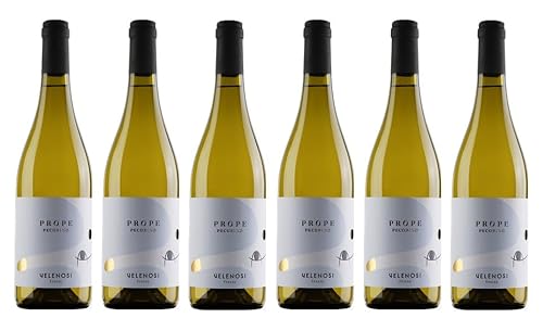 6x 0,75l - Velenosi - Prope - Pecorino - Colli Aprutini I.G.P. - Abruzzen - Italien - Weißwein trocken von Prope