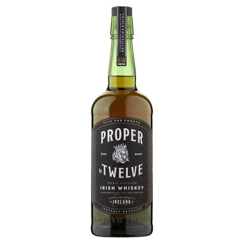Proper No. Twelve Whiskey 40% vol. (1 x 0,7l) | Triple Distilled Whiskey aus Irland von Proper No. Twelve