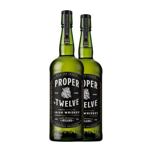 Whiskey Blended Proper. Twelve Triple Distilled Reserve 70 cl (Karton mit 2 Flaschen von 70 cl) von Proper