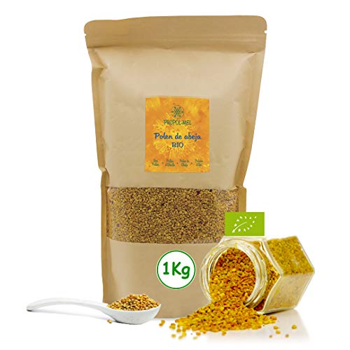 1 kg - Blütenpollen bio aus Spanien - 100% natürlich. Abfallfreie Bienenpollen. Bee pollen ist eine Quelle für Proteine, Aminosäuren, Lipide, Vitamine und Mineralien. von Propol-mel