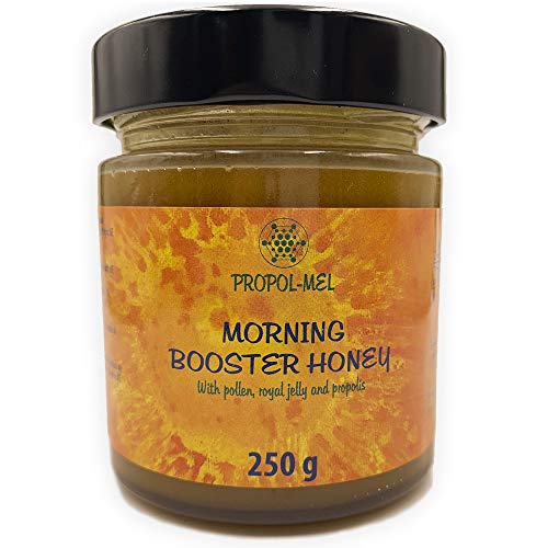 Honig - Propolis honing, Gelee Royale und Pollen x 250 g. Booster am Morgen, der beste Stimulator für den menschlichen Körper. Propolis energisierend und belebend für die Vitalkräfte des Körpers. Honig - Propolis honing, Gelee Royale und Pollen x 250 g. Booster am Morgen, der beste Stimulator für den menschlichen Körper. Propolis energisierend und belebend für die Vitalkräfte des Körpers. von Propol-mel