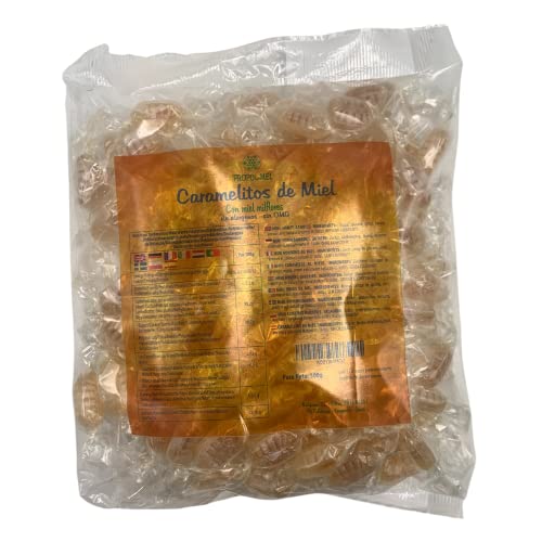 Mit Honig gefüllte Bonbons x 500 gr. Spanisch und Handwerker empfohlen für Mundgeruch, Mund und Rachen von Propol-mel