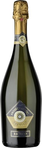 Brioso Prosecco D.O.C. Treviso Spumante – Prosecco extra trocken aus Treviso Italien (1 x 0.75 l) von Brioso