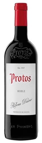 Protos Roble Ribera del Duero, Tempranillo Spanischer Rotwein, 75cl (Packung mit 6) von Protos