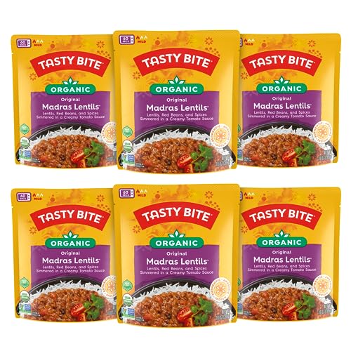 Tasty Bite Indian Entrée, Madras Lentils, 10 Ounce (Pack of 6) von Proudfoot Pr