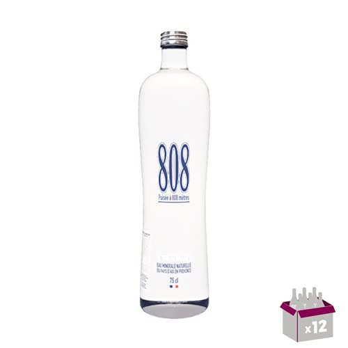 808-flache Mineralwasser - 12 x 75 cl von Wine And More