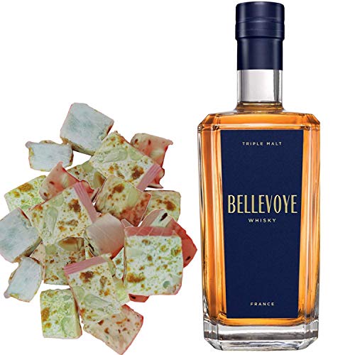 Bellevoye-Sortiment - Bleu Whisky & 150 g Speculoos Nougadets - Jonquier Deux Frères von Wine And More