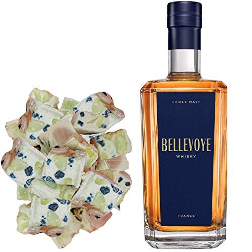 Bellevoye-Sortiment - Bleu Whisky & 150 g violette Nougadets - Jonquier Deux Frères von Wine And More