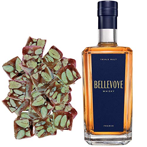 Bellevoye-Sortiment - Bleu Whisky & 150 g weiche schwarze Nougadets - Jonquier Deux Frères von Wine And More