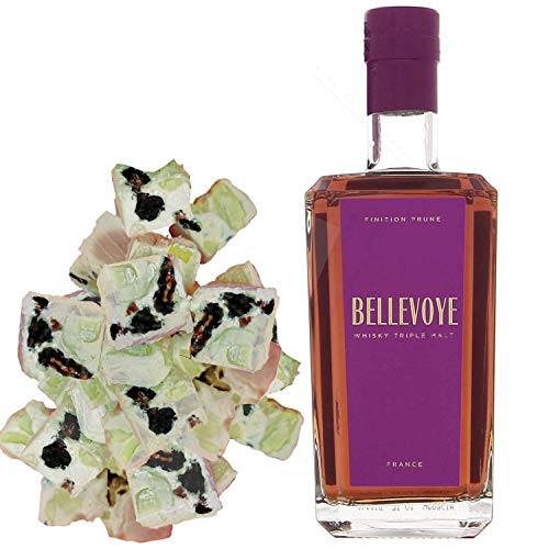 Bellevoye-Sortiment - Pflaumen-Whisky & 150 g Blaubeer-Nougadets - Jonquier Deux Frères von Wine And More
