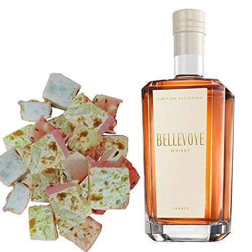 Bellevoye-Sortiment - Weißer Whisky & 150 g Speculoos Nougadets - Jonquier Deux Frères von Wine And More