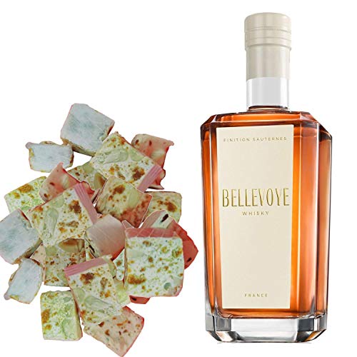 Bellevoye-Sortiment - Weißer Whisky & 150 g Speculoos Nougadets - Jonquier Deux Frères Bellevoye-Sortiment - Weißer Whisky & 150 g Speculoos Nougadets - Jonquier Deux Frères von Wine And More