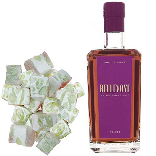 Bellevoye-Sortiment - Whisky-Pflaume & 150 g zarte weiße Nougadets - Jonquier Deux Frères von Wine And More