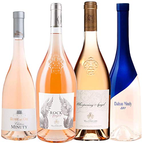 Best of Provence - Lot de 4 bouteilles - Minuty : 281 / Rose et Or - Esclans : Rock Angel/Whispering Angel - Côtes de Provence Rosé 2019 (4 * 75cl) von ProvencePremiumRosé