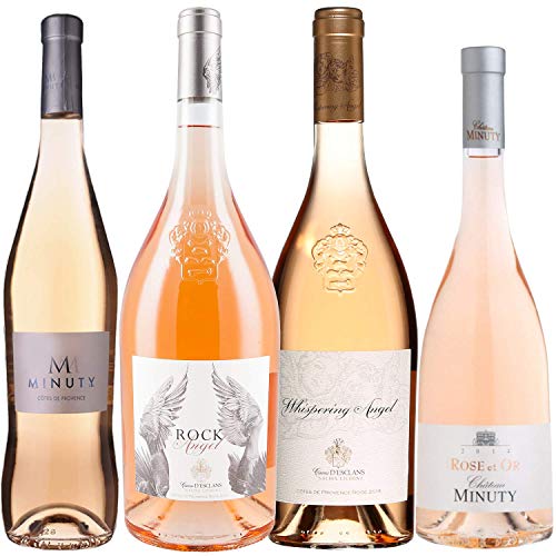 Best of Provence - Lot de 4 bouteilles - Minuty : M/Rose et or - Esclans : Rock Angel/Whispering Angel - Côtes de Provence Rosé 2020 (4 * 75cl) von ProvencePremiumRosé