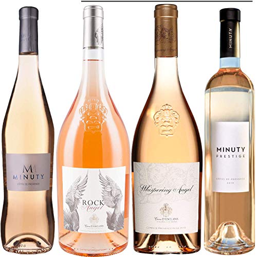 Best of Provence - Lot de 4 bouteilles - Minuty : Prestige/M - Esclans : Whispering Angel/Rock Angel - Côtes de Provence Rosé 2020 (4 * 75cl) von ProvencePremiumRosé