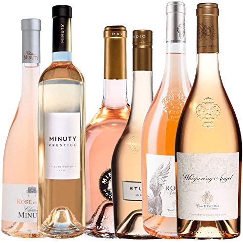 Best of Provence - Lot de 6 bouteilles - Minuty : Rose et Or/Prestige - Esclans : Rock Angel/Whispering Angel - Miraval : Studio/Jolie-Pitt - Côtes de Provence Rosé 2019 (6 * 75cl) von ProvencePremiumRosé