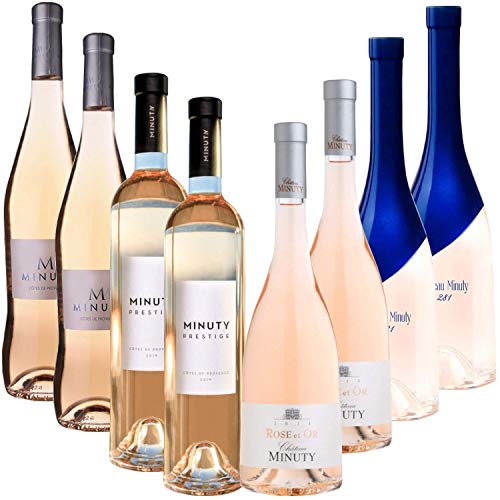 Best of Provence - Lot de 8 bouteilles - Minuty : M*2 / Prestige*2 / Rosé et Or*2/281 * 2 - Côtes de Provence Rosé 2020 (8 * 75cl) von ProvencePremiumRosé