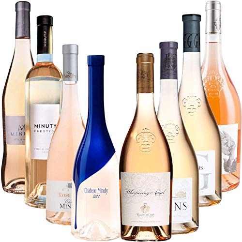 Best of Provence - Lot de 8 bouteilles - Minuty : M/Prestige/Rosé et Or / 281 - Esclans : Rock Angel/Whispering Angel/Les Clans/Garrus - Côtes de Provence Rosé 2019 (8 * 75cl) von ProvencePremiumRosé