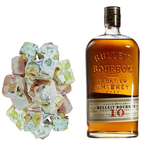 Bulleit-Sortiment - 10 Jahre Whisky & 150 g Haselnuss-Nougadets - Jonquier Deux Frères von Wine And More