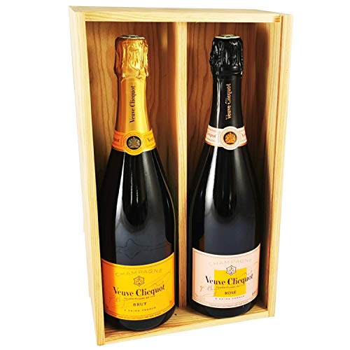 Champagne Veuve Clicquot - Karte Jaune/Rosé - In Holzkiste von ProvencePremiumRosé
