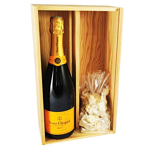 Champagne Veuve Clicquot - Karte Jaune & 150 Gramm Nougadets Speculoos - Jonquier Deux Frères - In Holzkiste Champagne Veuve Clicquot - Karte Jaune & 150 Gramm Nougadets Speculoos - Jonquier Deux Frères - In Holzkiste von ProvencePremiumRosé