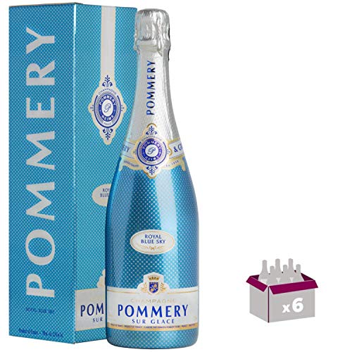 Champagner Pommery - Blue Sky - In 6 * 75cl Geschenkbox von ProvencePremiumRosé
