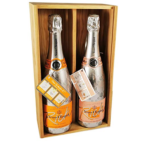 Champagner Veuve Clicquot - Rich Rosé/Rich Brut - In Holzkiste von ProvencePremiumRosé