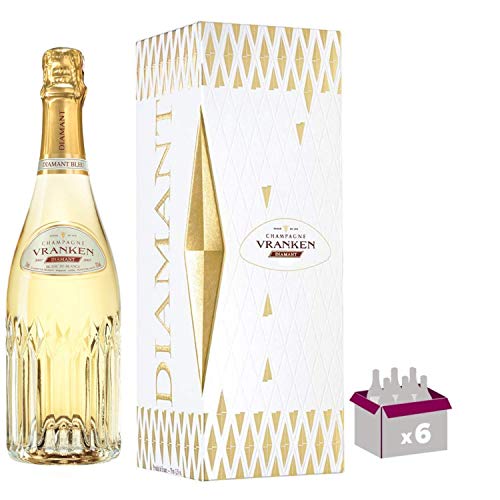 Champagner Vranken - Diamant Blanc de Blancs - In 6 * 75cl Geschenkbox von ProvencePremiumRosé