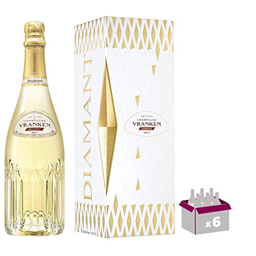 Champagner Vranken - Diamant Brut - In 6 * 75cl Geschenkbox von Wine And More