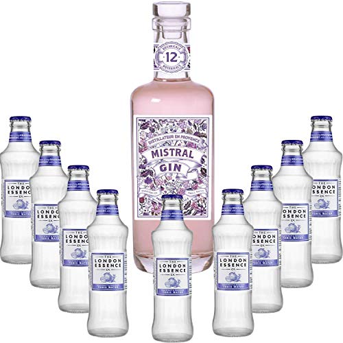 Gintonic - Gin Terre de Mistral + 40 ° 9London Essence "Grapefruit & Rosmarin" - (70cl 20cl * + 9) von Wine And More