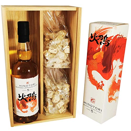 Hinotori - Whisky 5 Jahre im Karton & 2 * 150 Gramm Speculoos Nougadets - Jonquier Deux Frères - In Holzkiste von ProvencePremiumRosé