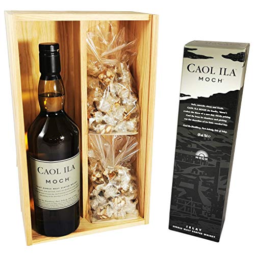 Kohle Ila Moch - Whisky in Schachtel & 2 * 150 Gramm Black Nougadets - Jonquier Deux Frères - In Holzkiste Kohle Ila Moch - Whisky in Schachtel & 2 * 150 Gramm Black Nougadets - Jonquier Deux Frères - In Holzkiste von Wine And More