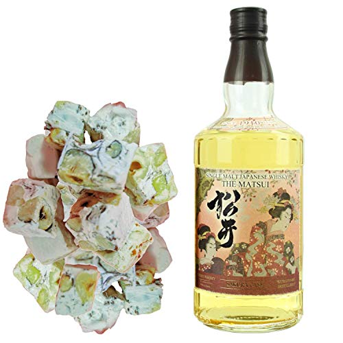 Matsui-Sortiment - Sakura-Whisky & 150 g Haselnuss-Nougadets - Jonquier Deux Frères von Wine And More