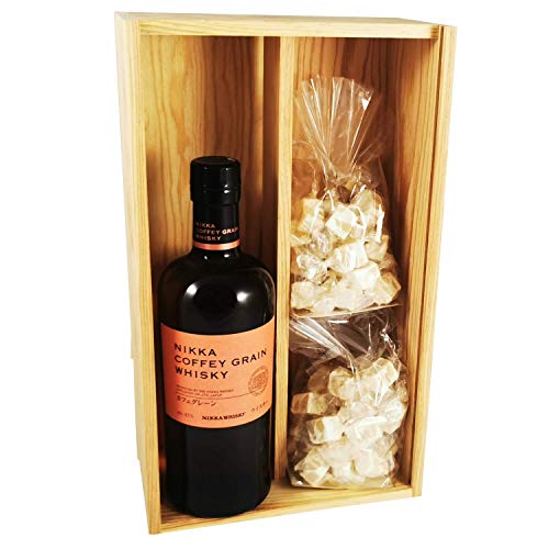 Nikka - Coffey Grain Whisky & 2 * 150 Gramm weiße Nougadets - Jonquier Deux Frères - In Holzkiste Nikka - Coffey Grain Whisky & 2 * 150 Gramm weiße Nougadets - Jonquier Deux Frères - In Holzkiste von Wine And More